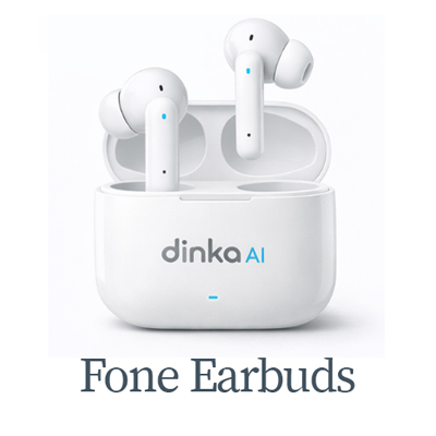 Fone de Ouvido Wireless (Earbuds) Dinka AI