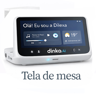 Tela Inteligente de Mesa Dinka AI